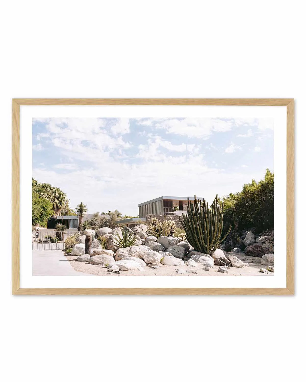 Kaufman Haus Palm Springs II Art Print from Olive et Oriel where you can shop wallpaper and artworks online