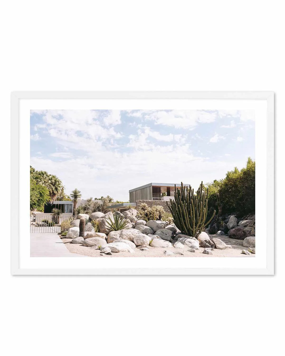 Kaufman Haus Palm Springs II Art Print from Olive et Oriel where you can shop wallpaper and artworks online