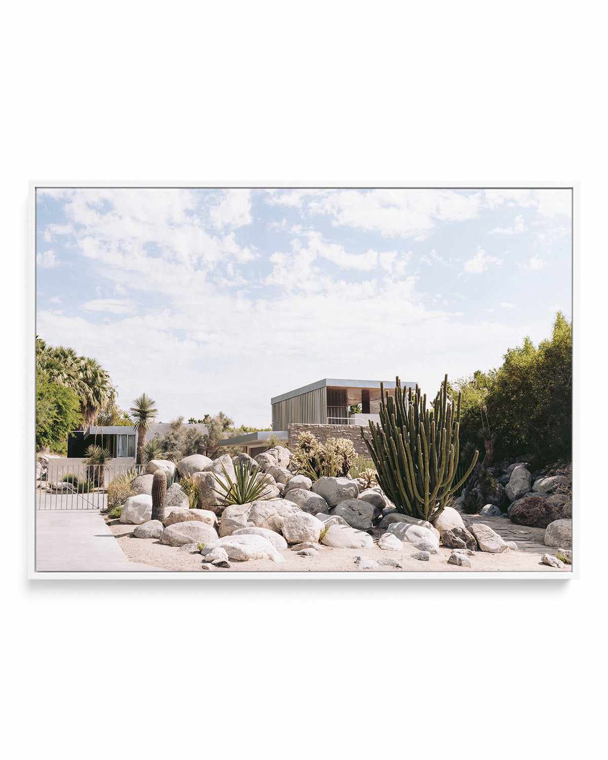 Kaufman Haus Palm Springs II | Framed Canvas Art Print