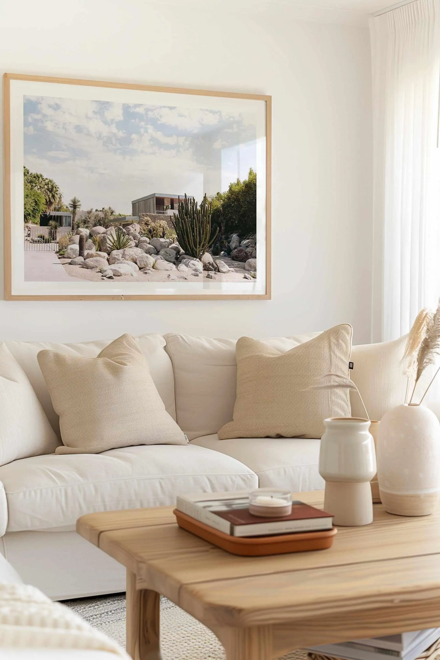 Kaufman Haus Palm Springs II Art Print from Olive et Oriel where you can shop wallpaper and artworks online