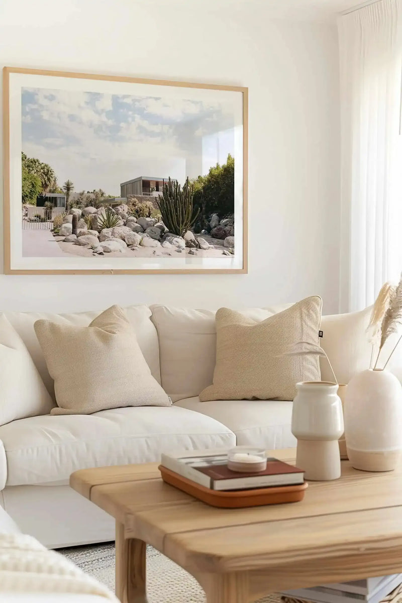 Kaufman Haus Palm Springs II Art Print from Olive et Oriel where you can shop wallpaper and artworks online