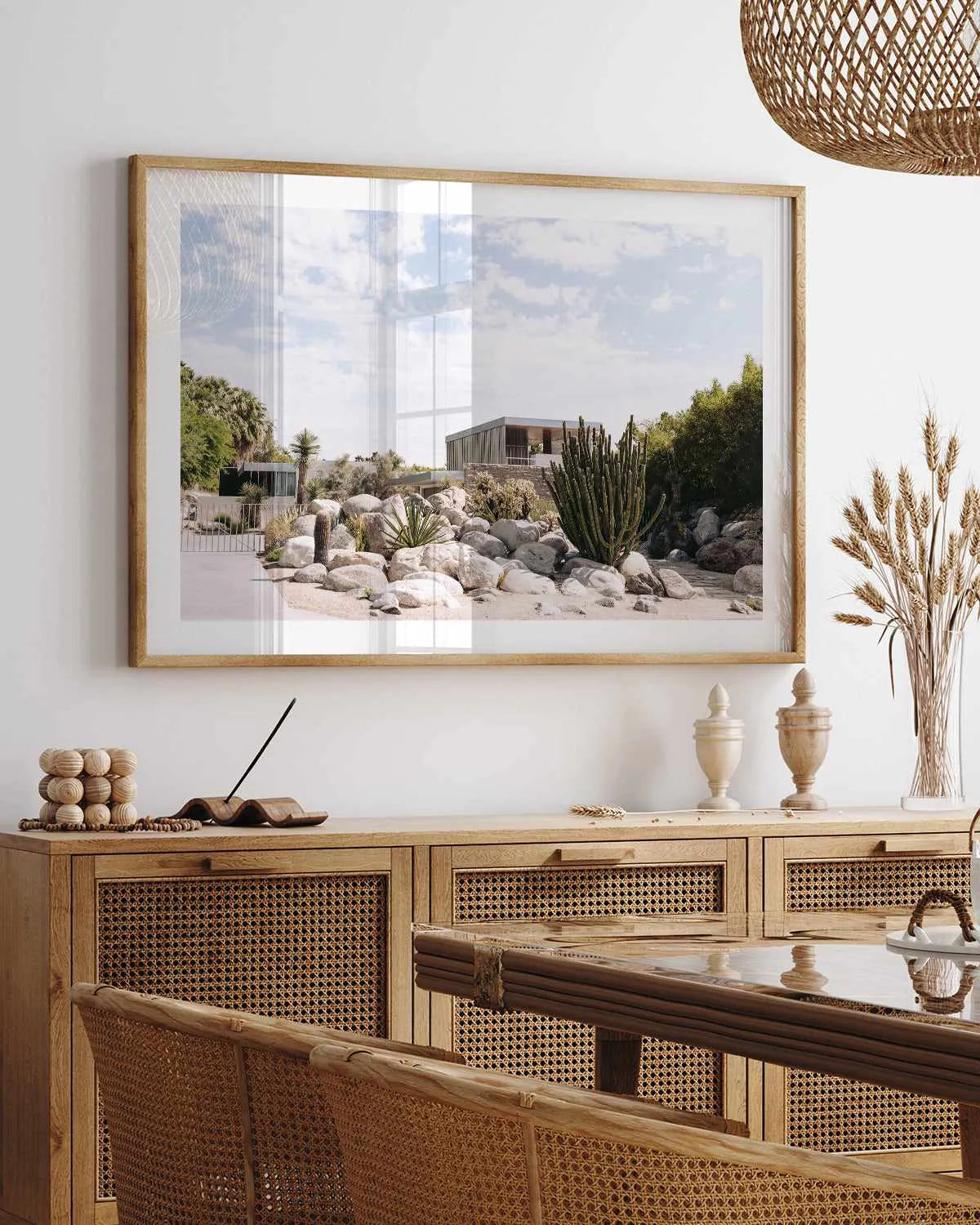 Kaufman Haus Palm Springs II Art Print from Olive et Oriel where you can shop wallpaper and artworks online