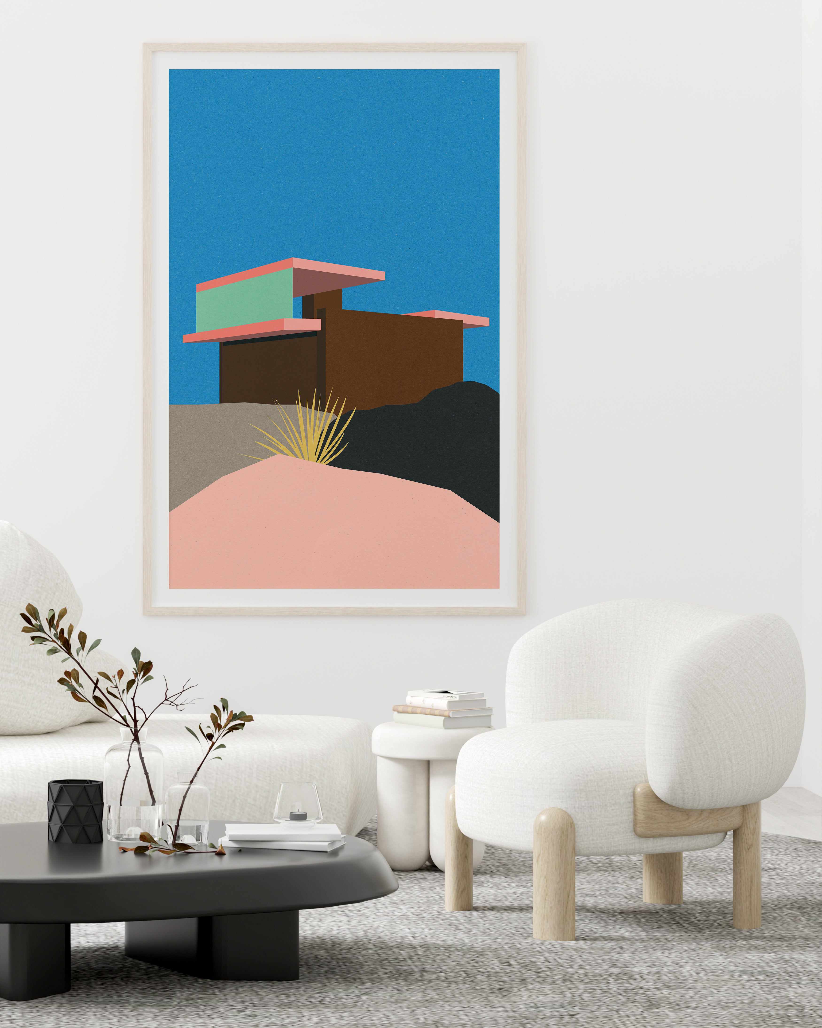 Kaufmann Desert House By Rosi Feist | Art Print