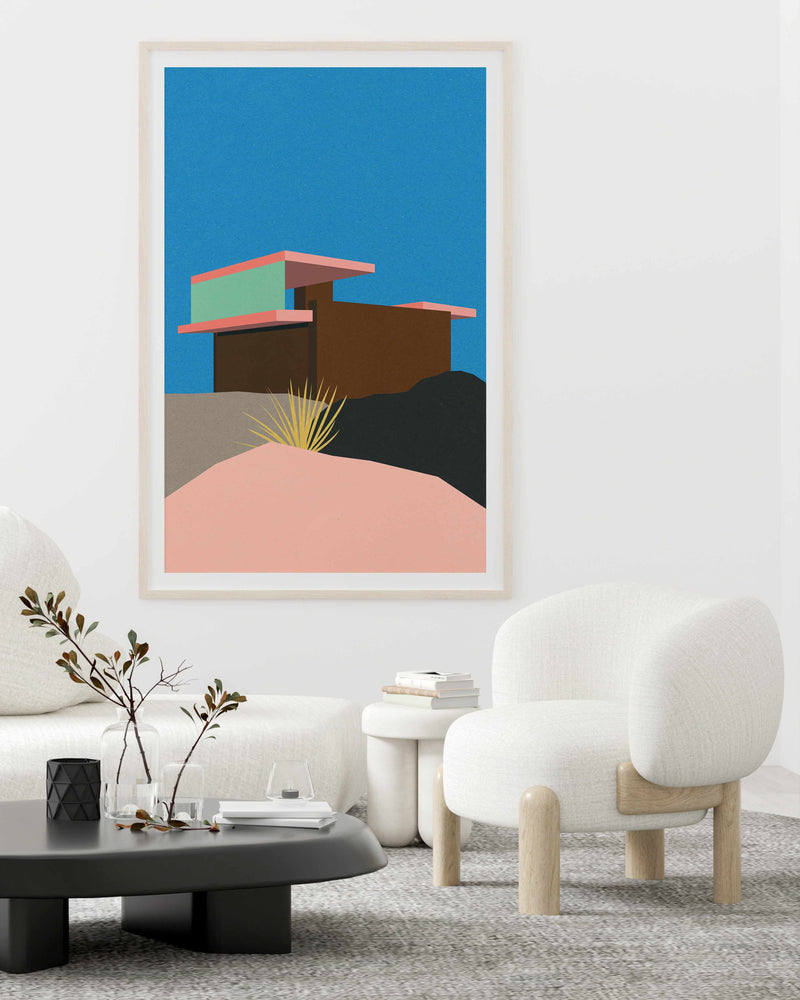 Kaufmann Desert House By Rosi Feist | Art Print
