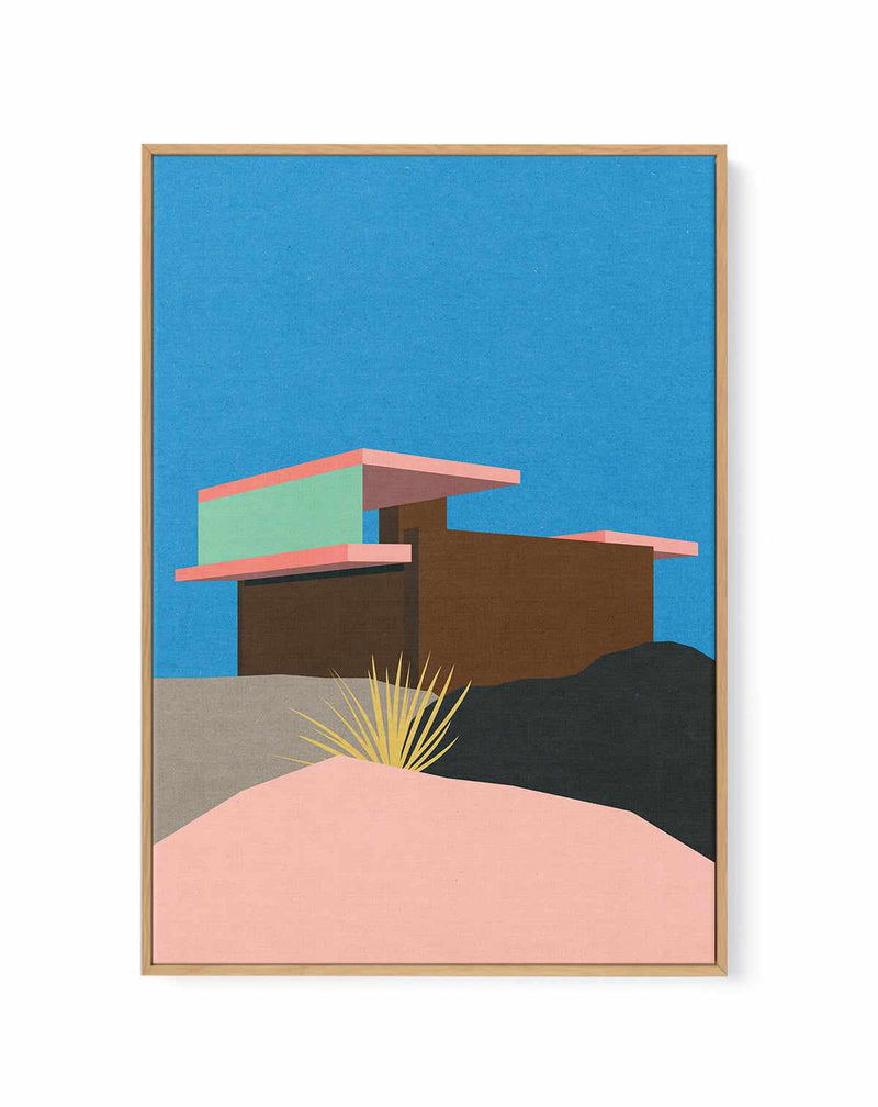Kaufmann Desert House By Rosi Feist | Framed Canvas Art Print