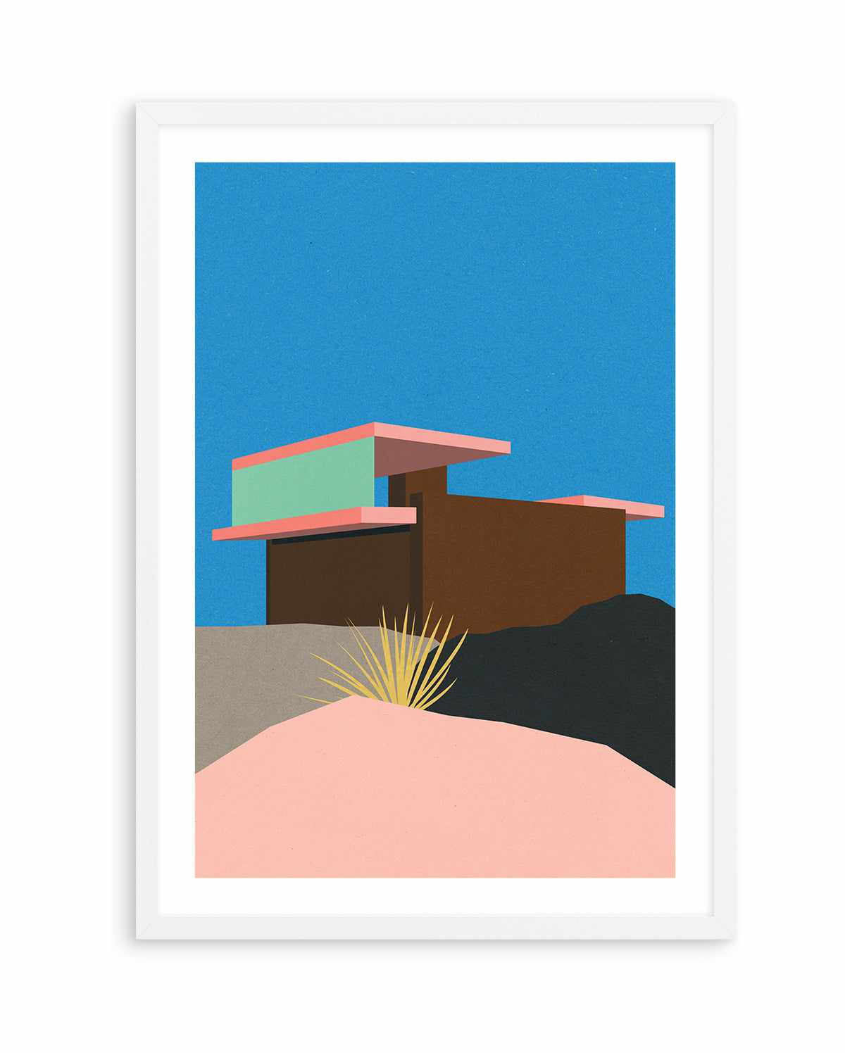 Kaufmann Desert House By Rosi Feist | Art Print from Olive et Oriel where you can shop wallpaper and artworks online