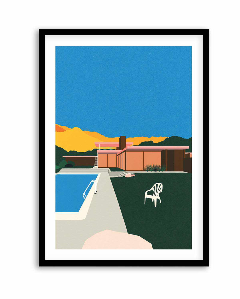 Kaufmann Desert House Poolside by Rosi Feist | Art Print