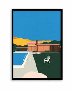 Kaufmann Desert House Poolside by Rosi Feist | Art Print