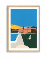 Kaufmann Desert House Poolside by Rosi Feist | Art Print