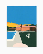 Kaufmann Desert House Poolside by Rosi Feist | Art Print