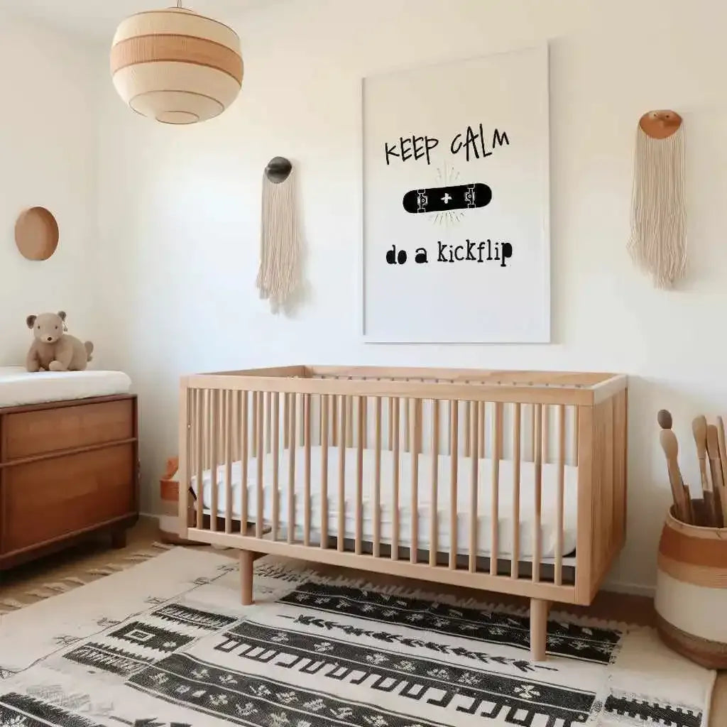 Keep Calm + Do A Kickflip Art Print from Olive et Oriel where you can shop wallpaper and artworks online