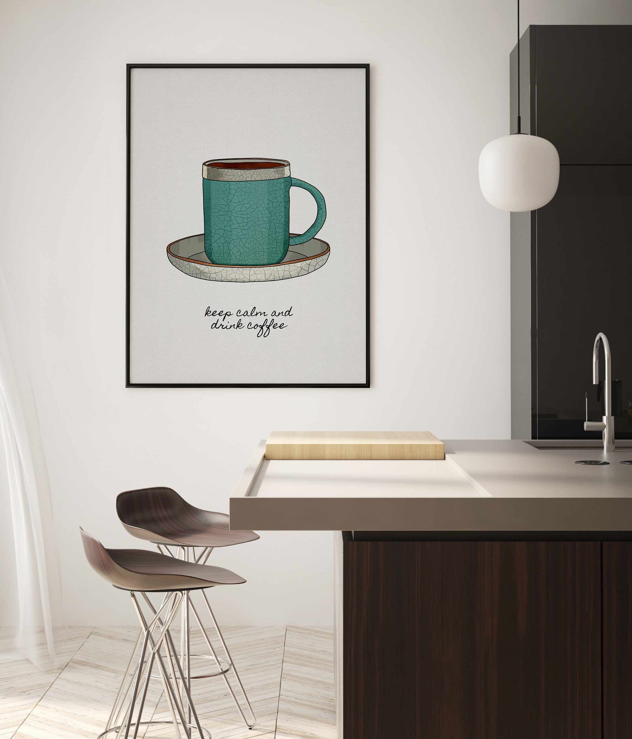 Keep Calm a Drink Coffee by Orara Studio | Art Print