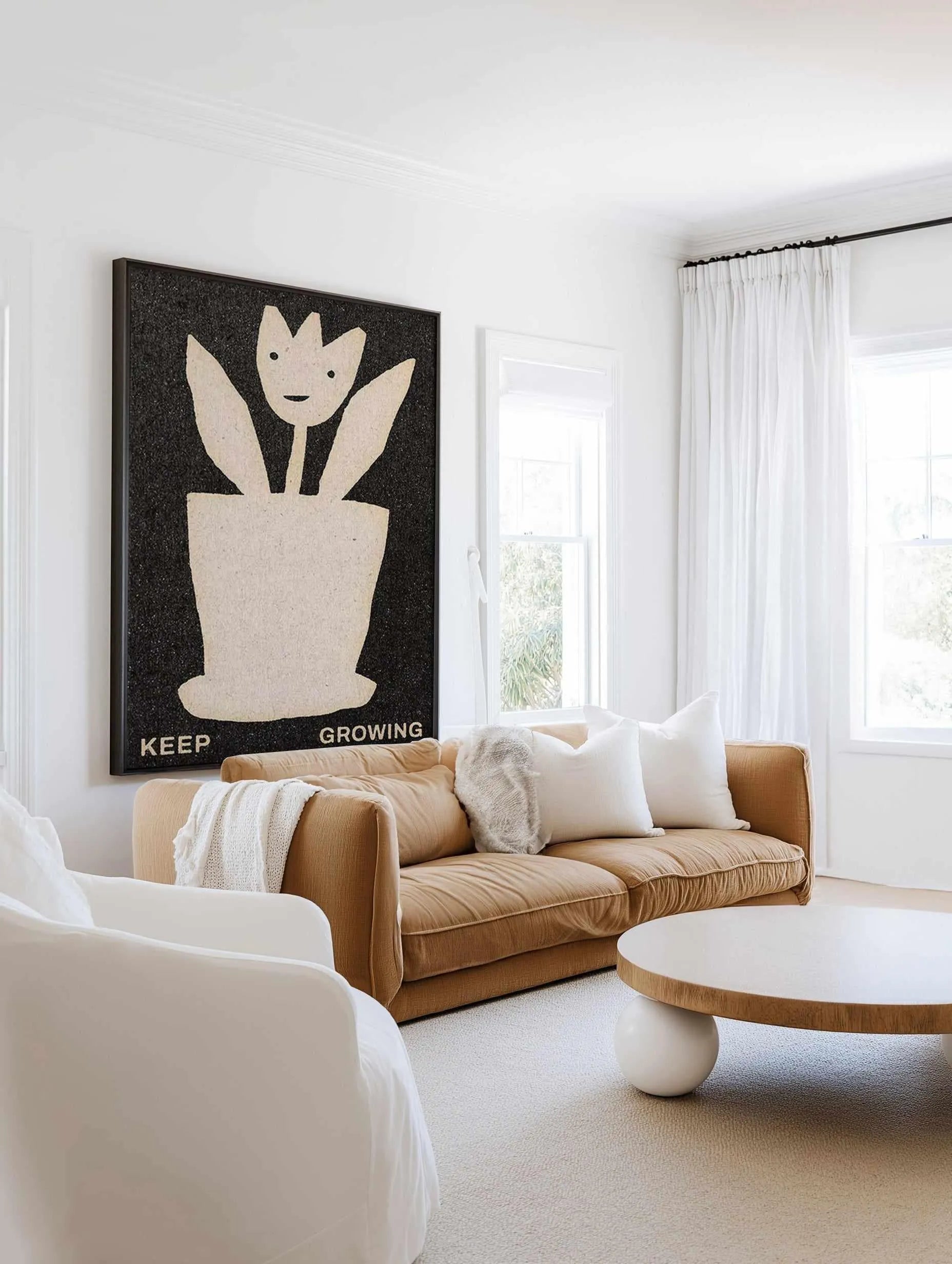 Keep Growing by David Schmitt | Framed Canvas Art Print from Olive et Oriel where you can shop wallpaper and artworks online