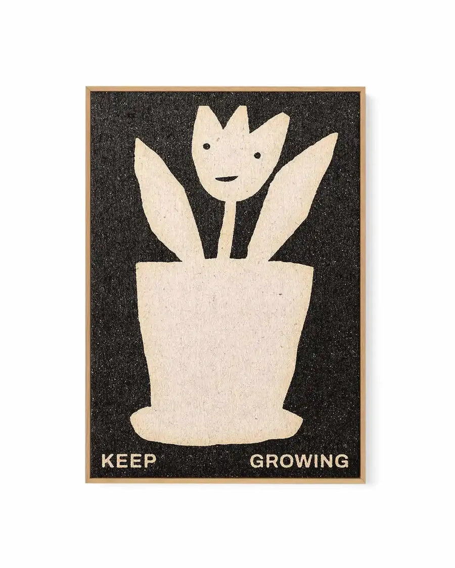 Keep Growing by David Schmitt | Framed Canvas Art Print from Olive et Oriel where you can shop wallpaper and artworks online