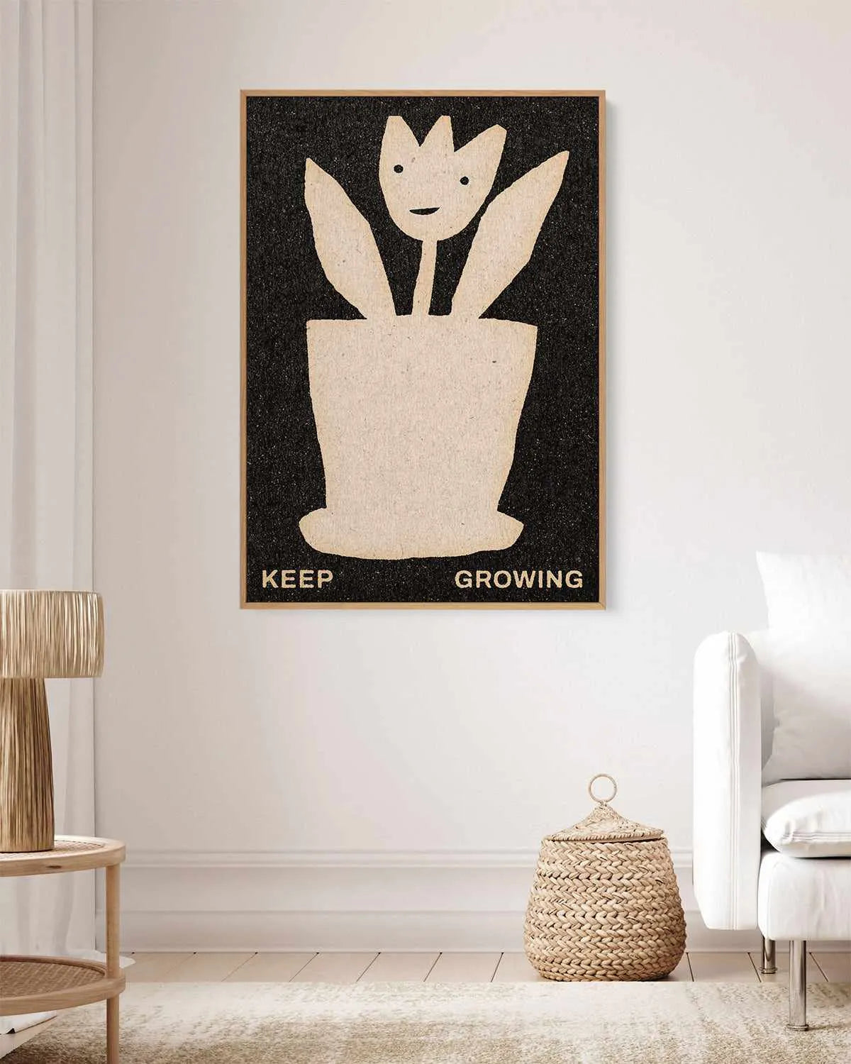 Keep Growing by David Schmitt | Framed Canvas Art Print from Olive et Oriel where you can shop wallpaper and artworks online