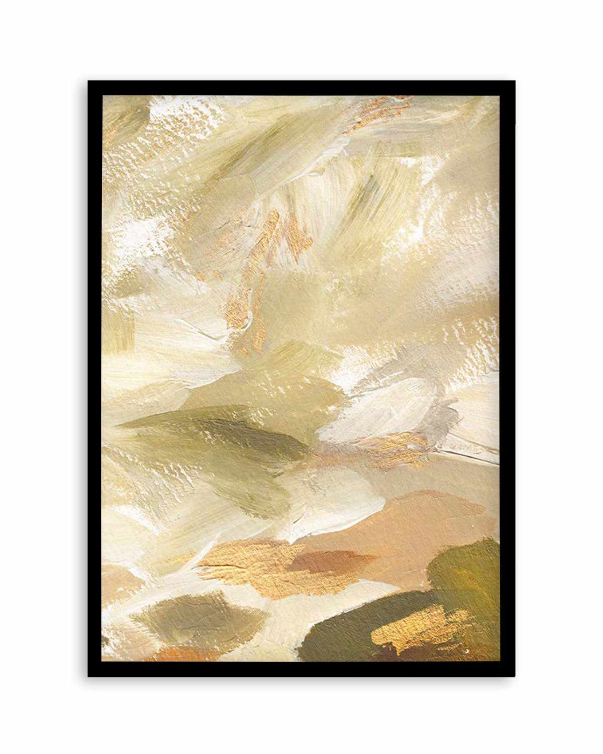 Khaki Luxe I Art Print