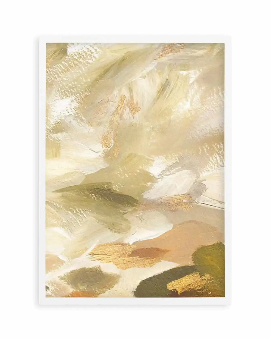 Khaki Luxe I Art Print neutrals neutrals with khaki art print