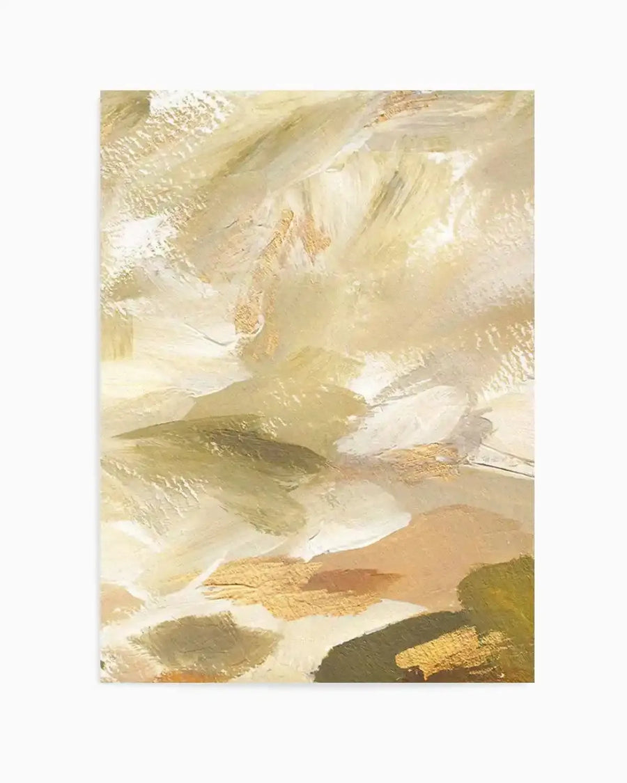 Khaki Luxe I Art Print neutrals neutrals with khaki art print