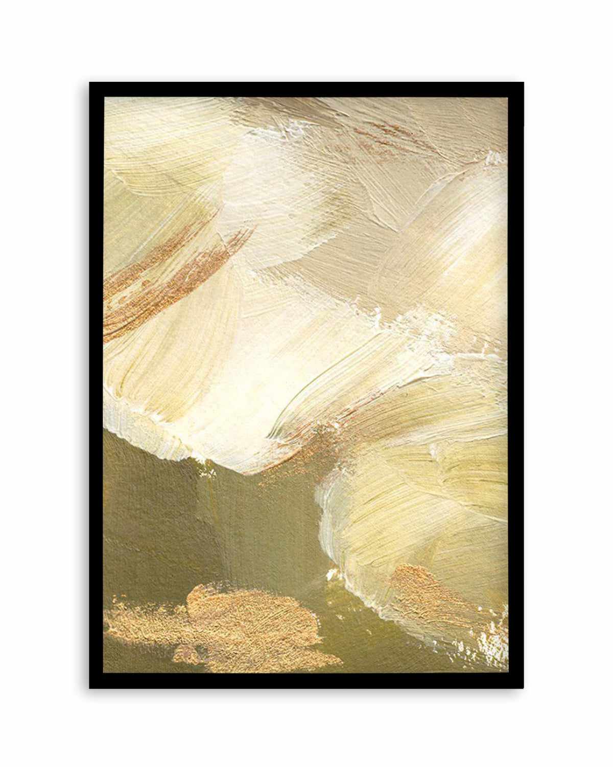 Khaki Luxe II Art Print