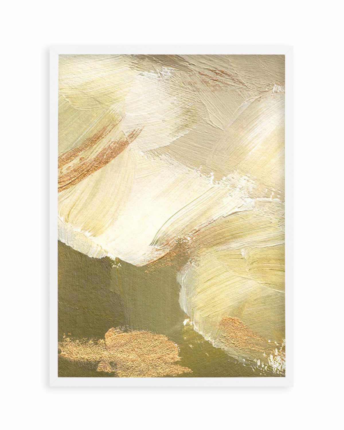 Khaki Luxe II Art Print