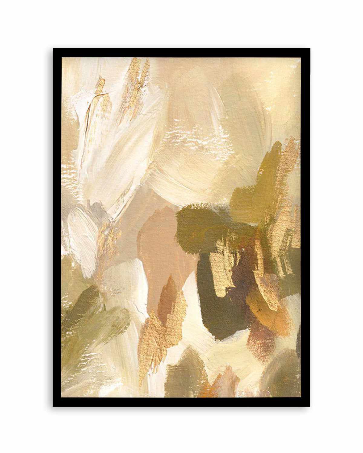 Khaki Luxe III Art Print