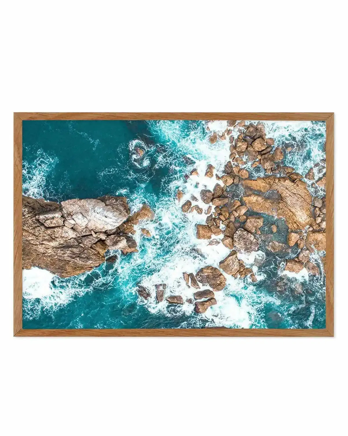 Kianinny Bay I Tathra | Aerial Photo Wall Art Print from Olive et Oriel where you can shop wallpaper and artworks online