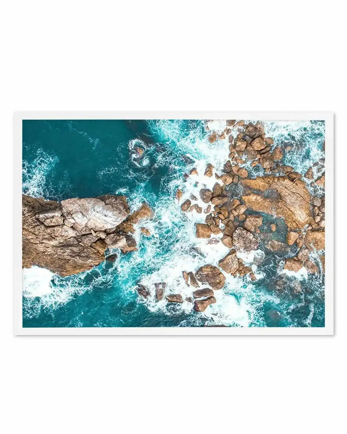 Kianinny Bay I Tathra | Aerial Photo Wall Art Print from Olive et Oriel where you can shop wallpaper and artworks online