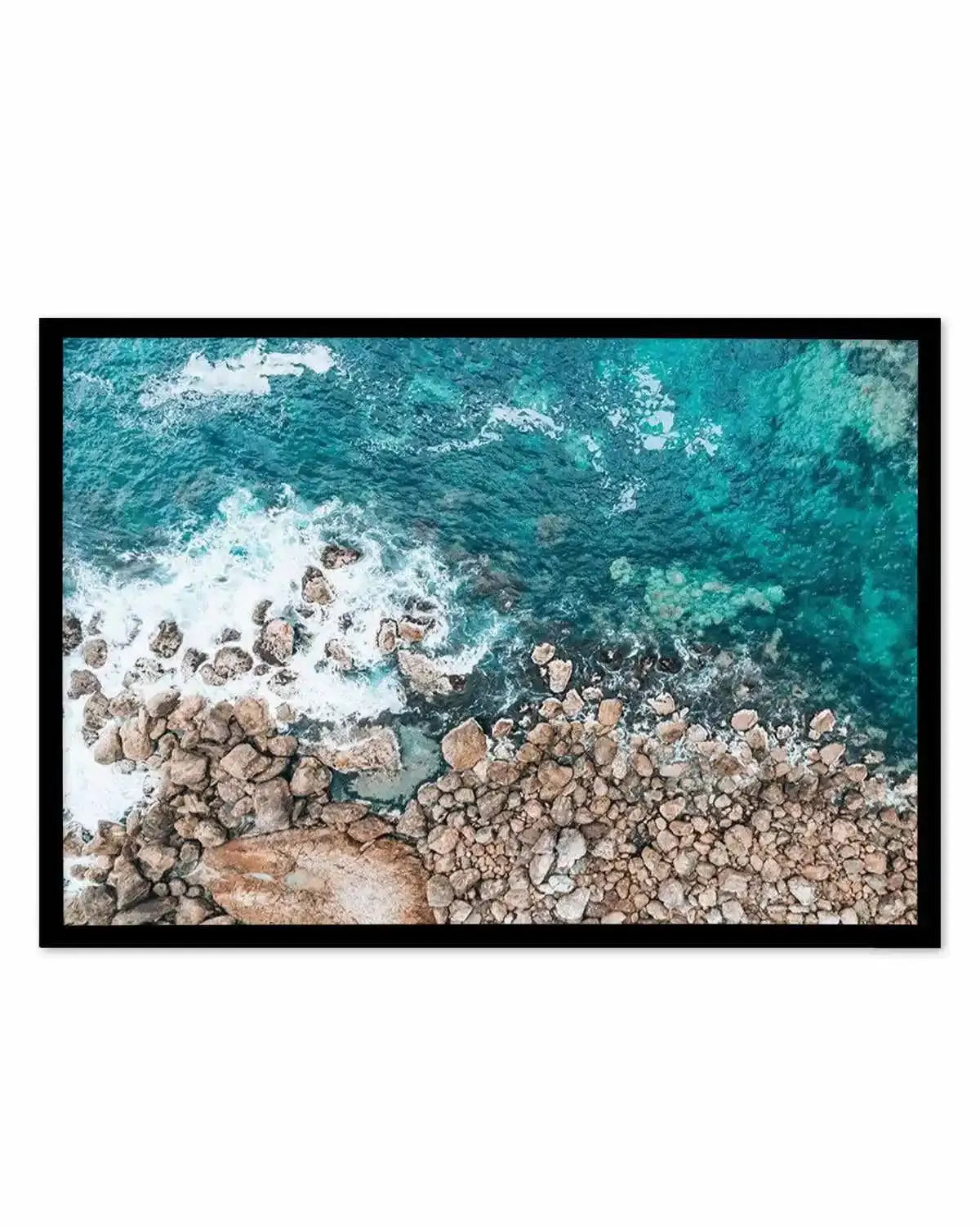 Kianinny Bay II Tathra | Aerial Photo Wall Art Print from Olive et Oriel where you can shop wallpaper and artworks online