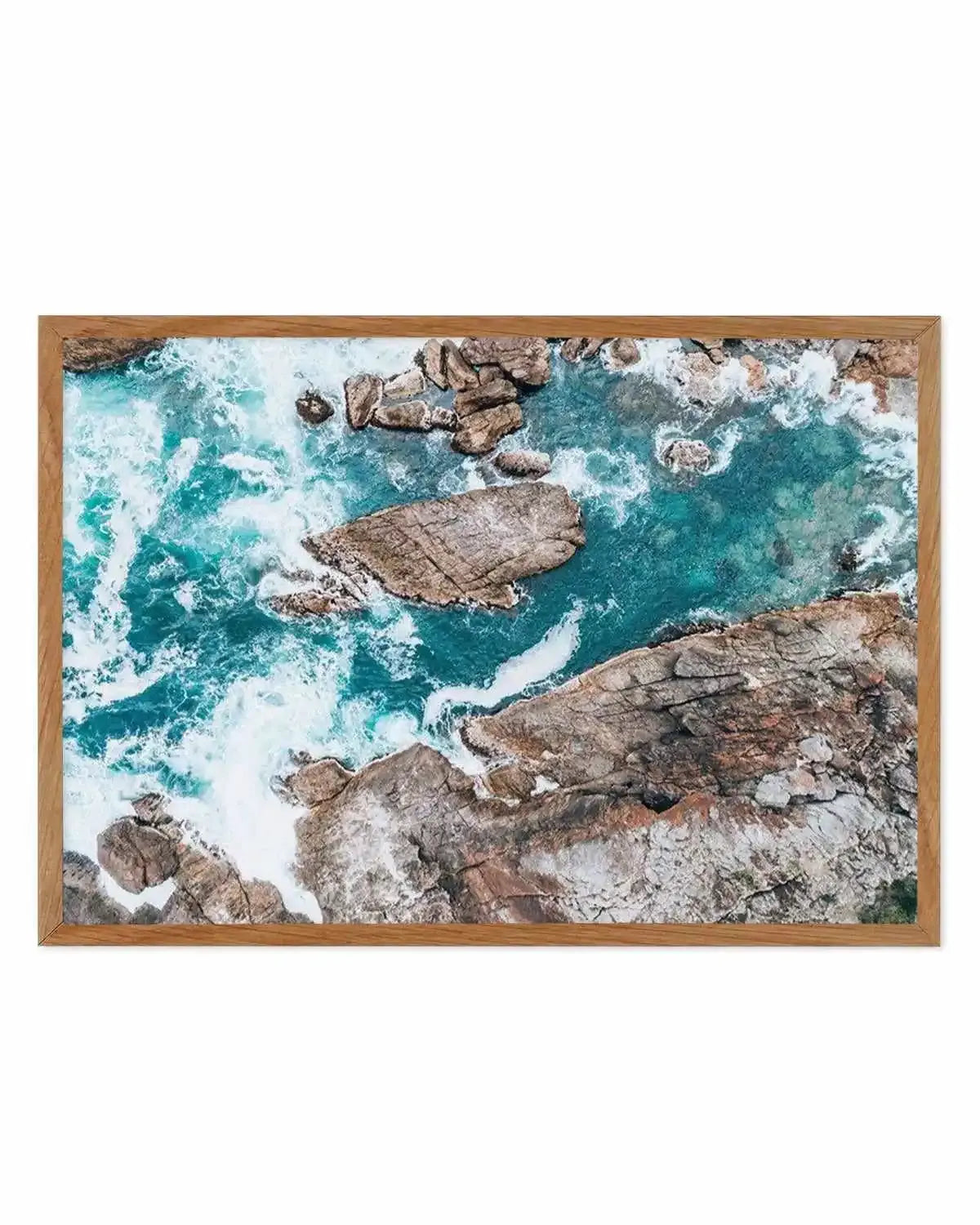 Kianinny Bay III Tathra | Aerial Photo Wall Art Print from Olive et Oriel where you can shop wallpaper and artworks online