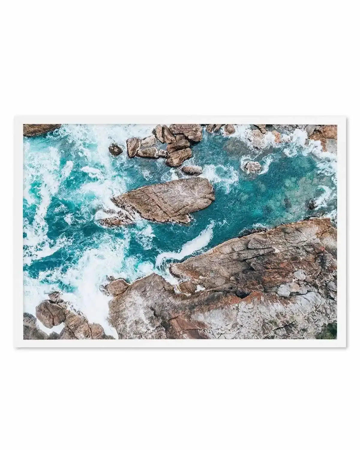 Kianinny Bay III Tathra | Aerial Photo Wall Art Print from Olive et Oriel where you can shop wallpaper and artworks online