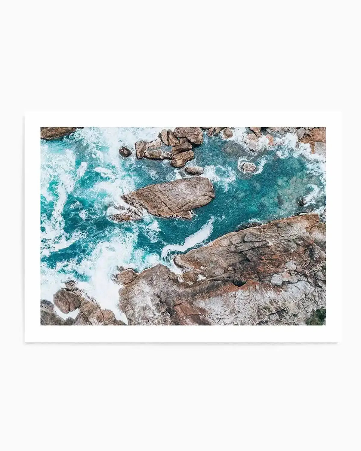 Kianinny Bay III Tathra | Aerial Photo Wall Art Print from Olive et Oriel where you can shop wallpaper and artworks online