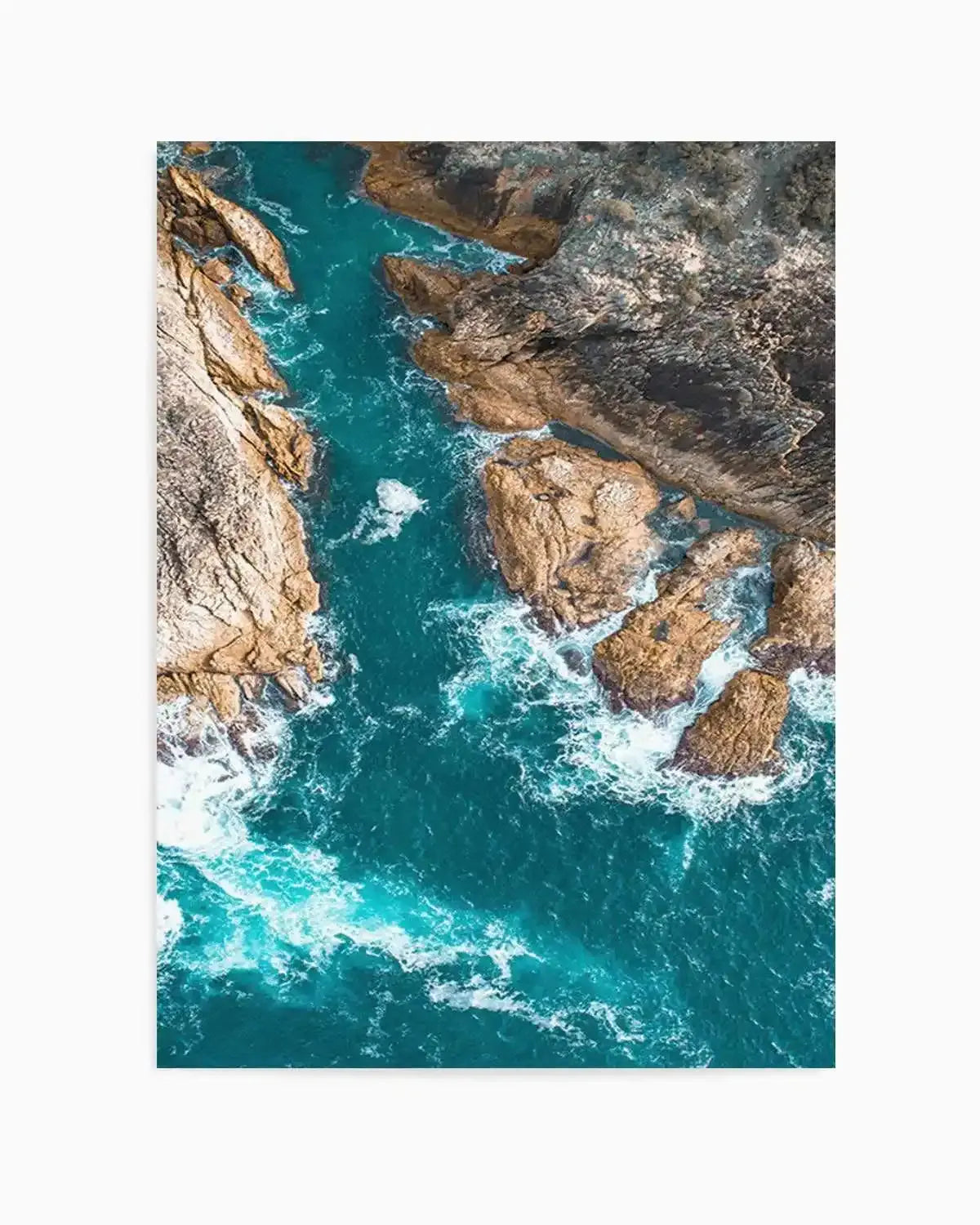 Kianinny Bleue Tathra | Aerial Photo Wall Art Print from Olive et Oriel where you can shop wallpaper and artworks online