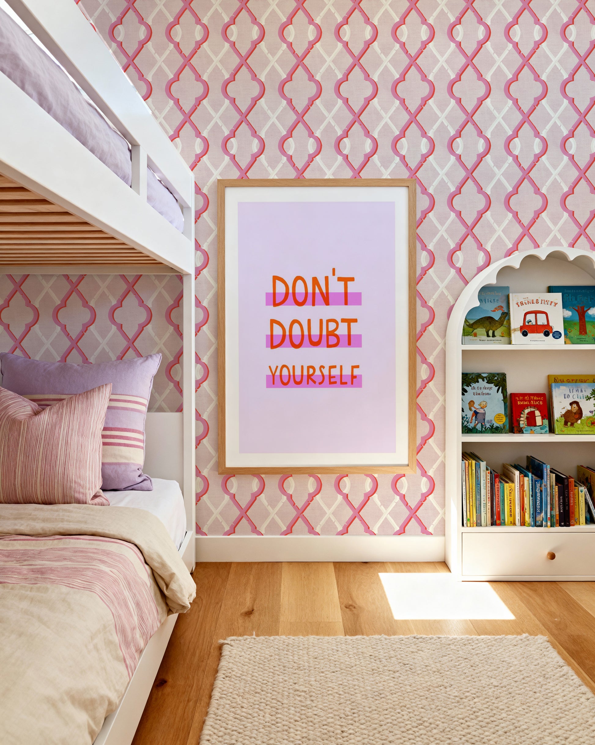 Don't Doubt Yourself | Art Print from Olive et Oriel where you can shop wallpaper and artworks online