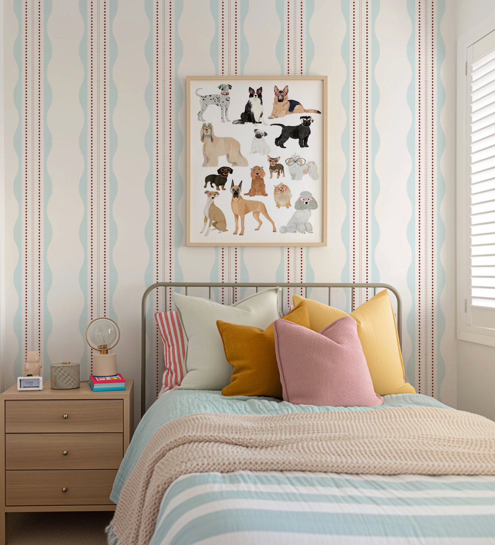 Where to order kids or girls and boys gender neutral nursery wallpapers in New Jersey