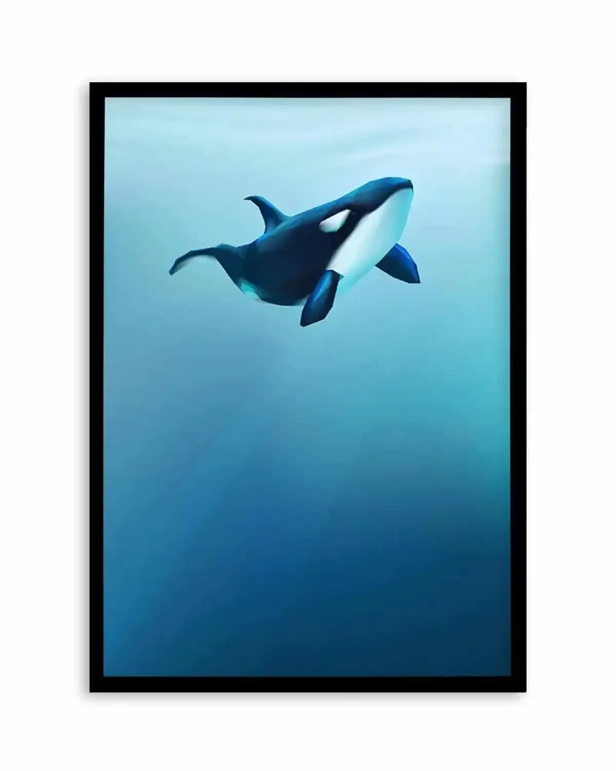 Killer | Graphic Whales Collection Art Print from Olive et Oriel where you can shop wallpaper and artworks online