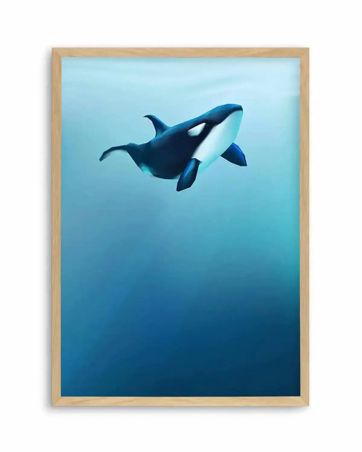 Killer | Graphic Whales Collection Art Print from Olive et Oriel where you can shop wallpaper and artworks online
