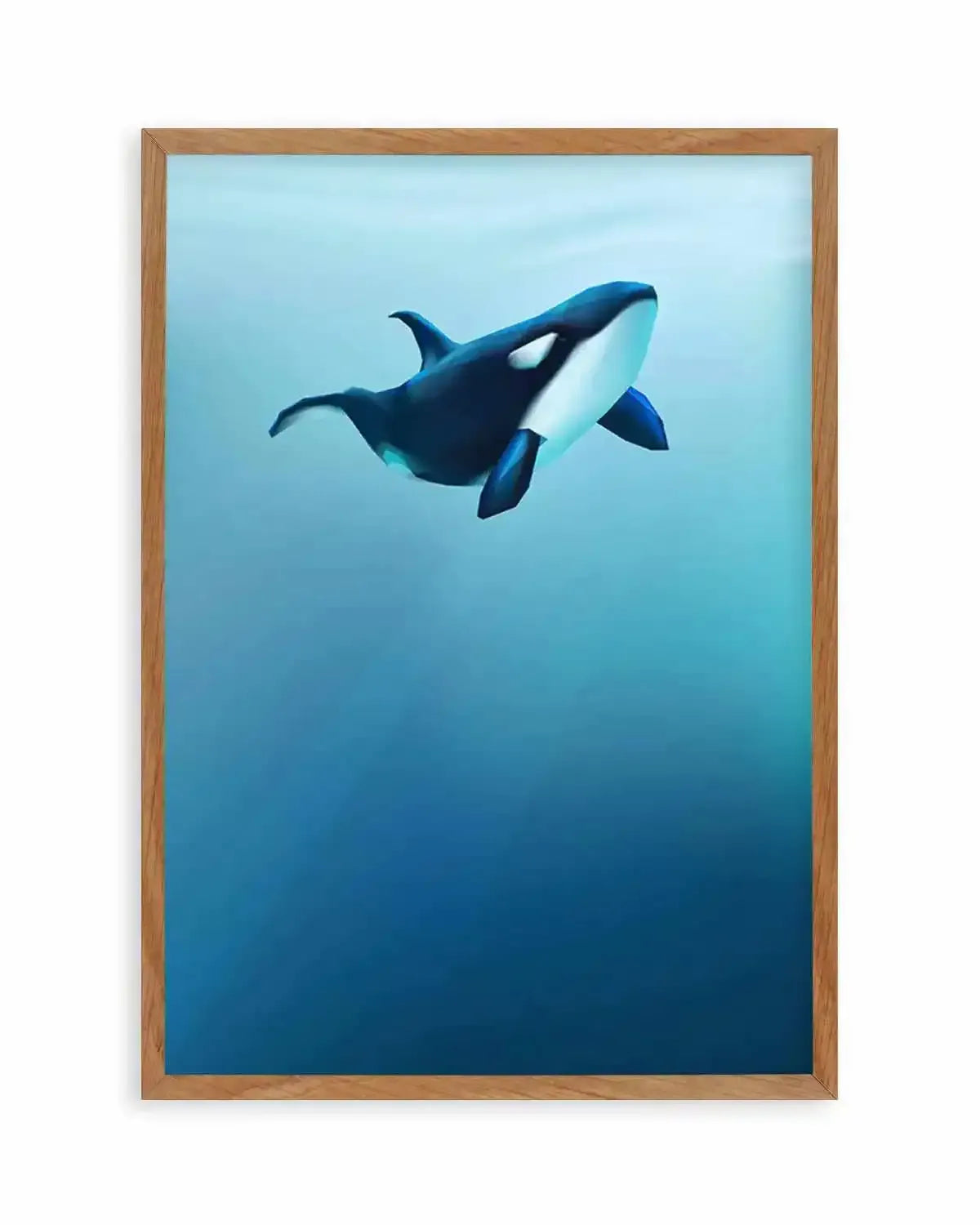 Killer | Graphic Whales Collection Art Print from Olive et Oriel where you can shop wallpaper and artworks online