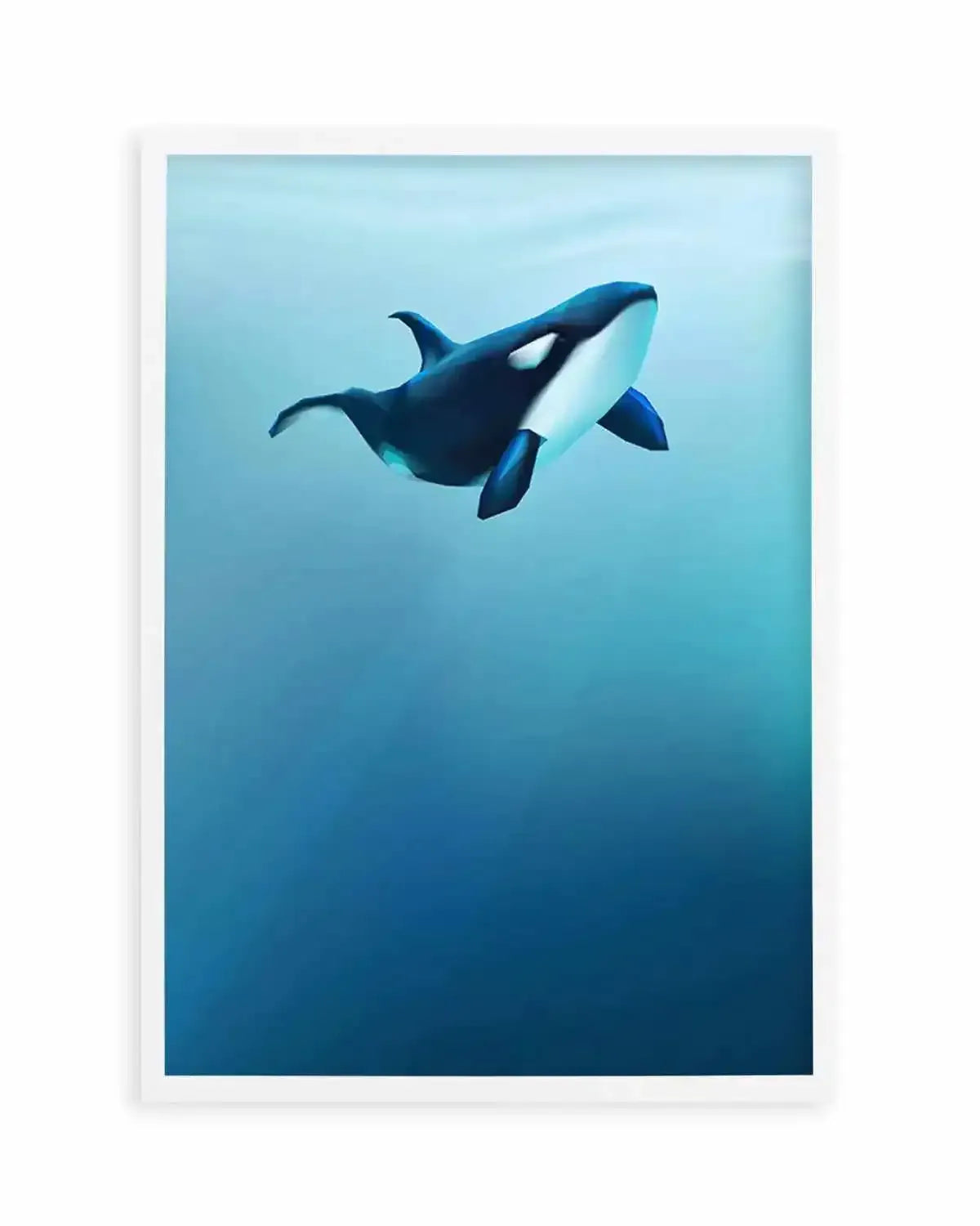 Killer | Graphic Whales Collection Art Print from Olive et Oriel where you can shop wallpaper and artworks online