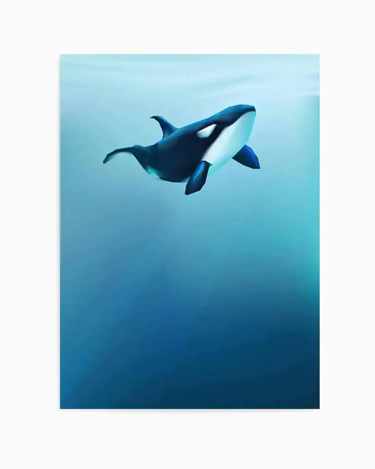 Killer | Graphic Whales Collection Art Print from Olive et Oriel where you can shop wallpaper and artworks online