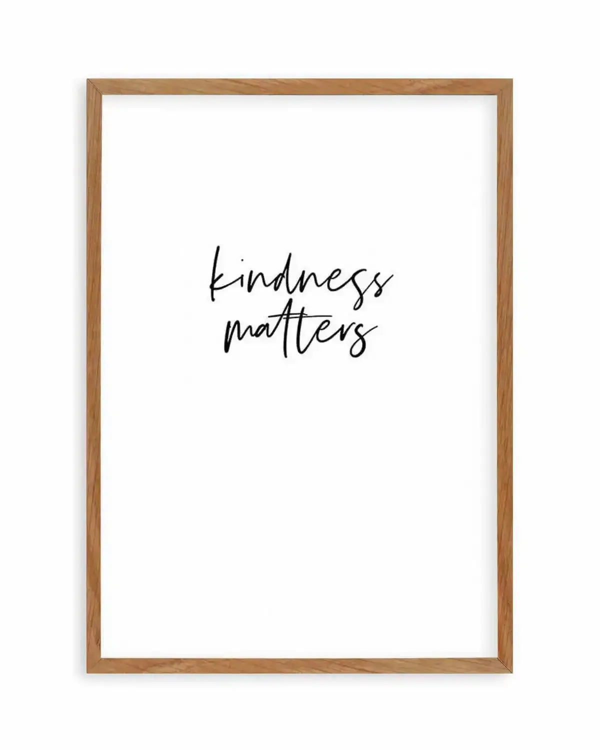 Kindness Matters Art Print from Olive et Oriel where you can shop wallpaper and artworks online