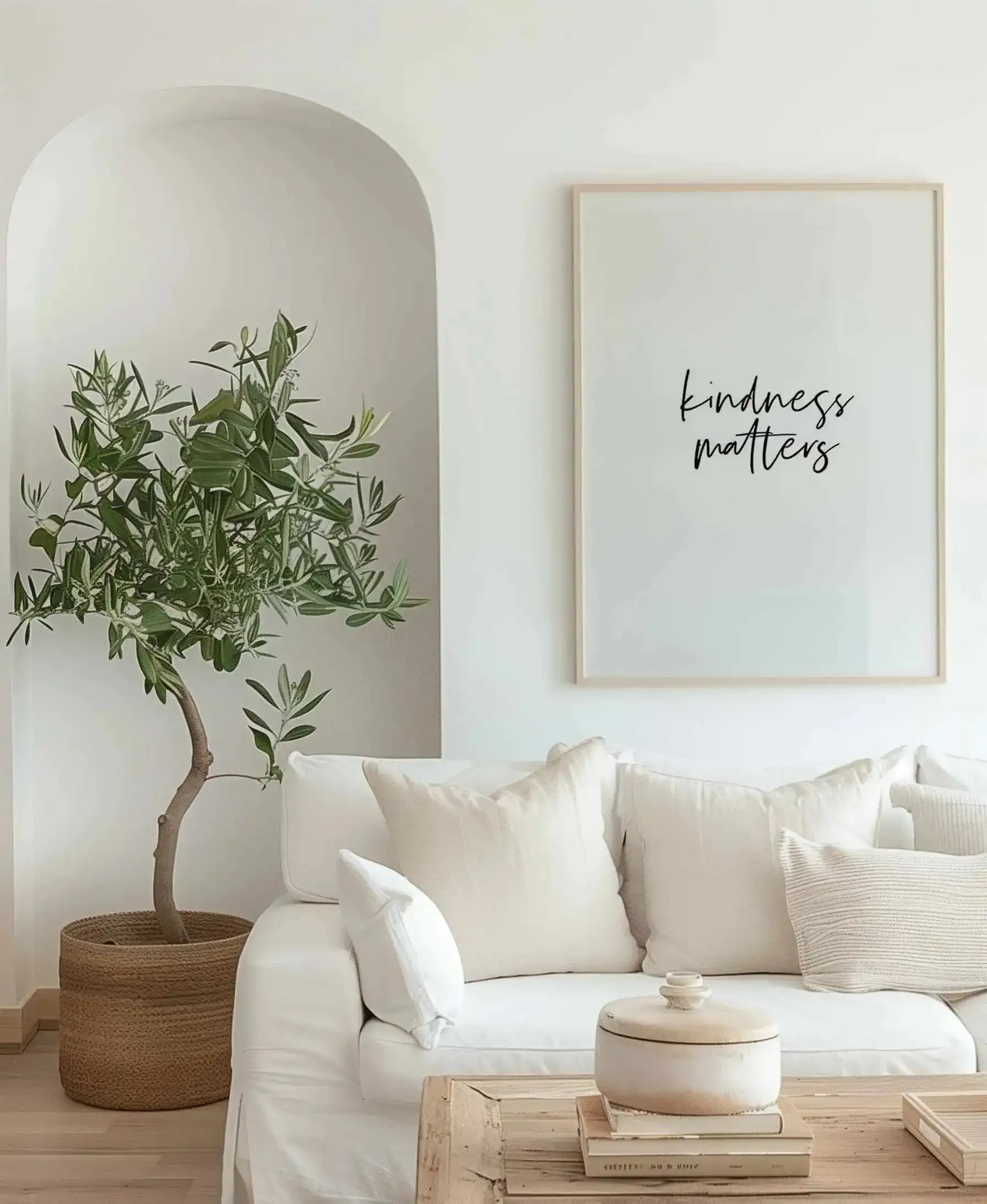 Kindness Matters Art Print from Olive et Oriel where you can shop wallpaper and artworks online
