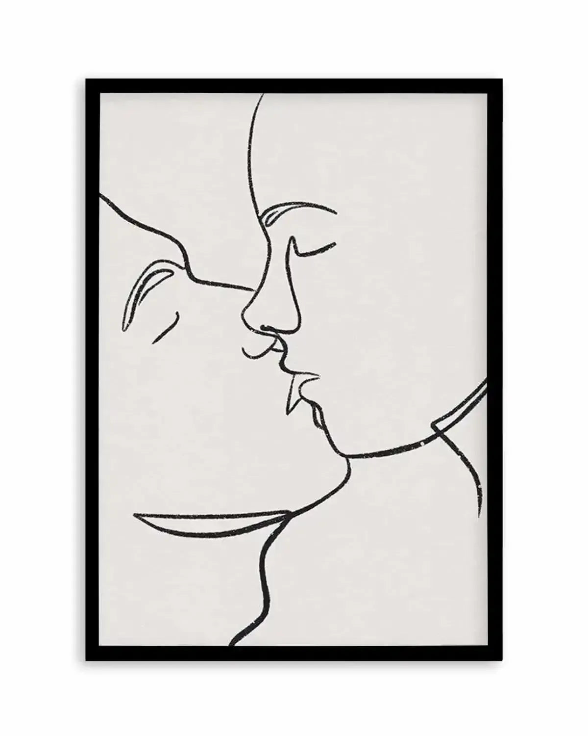 Kiss Line Art Art Print from Olive et Oriel where you can shop wallpaper and artworks online