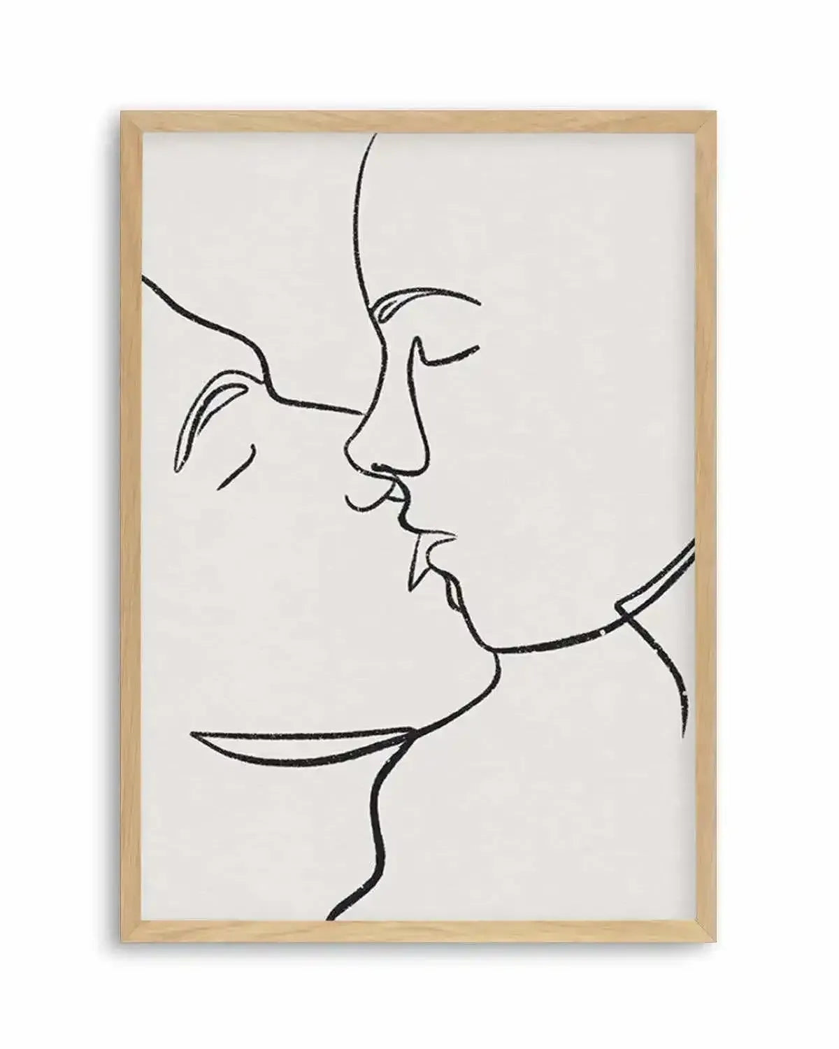 Kiss Line Art Art Print from Olive et Oriel where you can shop wallpaper and artworks online