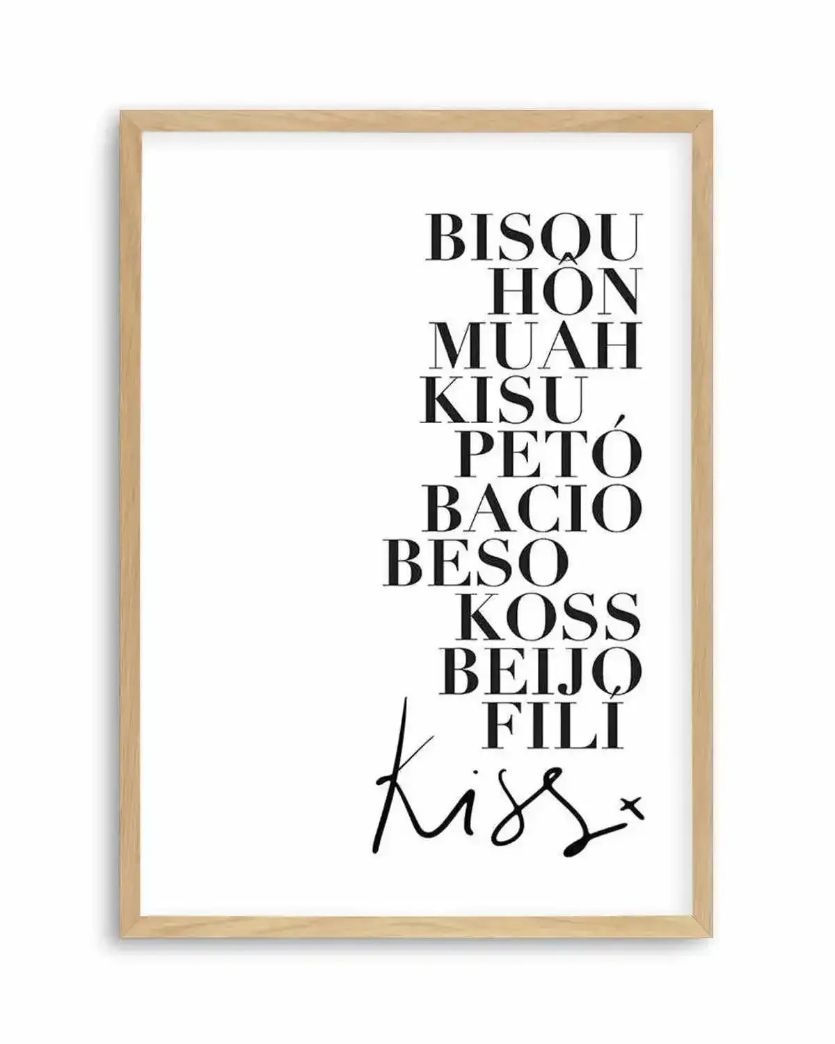 Kisses Art Print from Olive et Oriel where you can shop wallpaper and artworks online