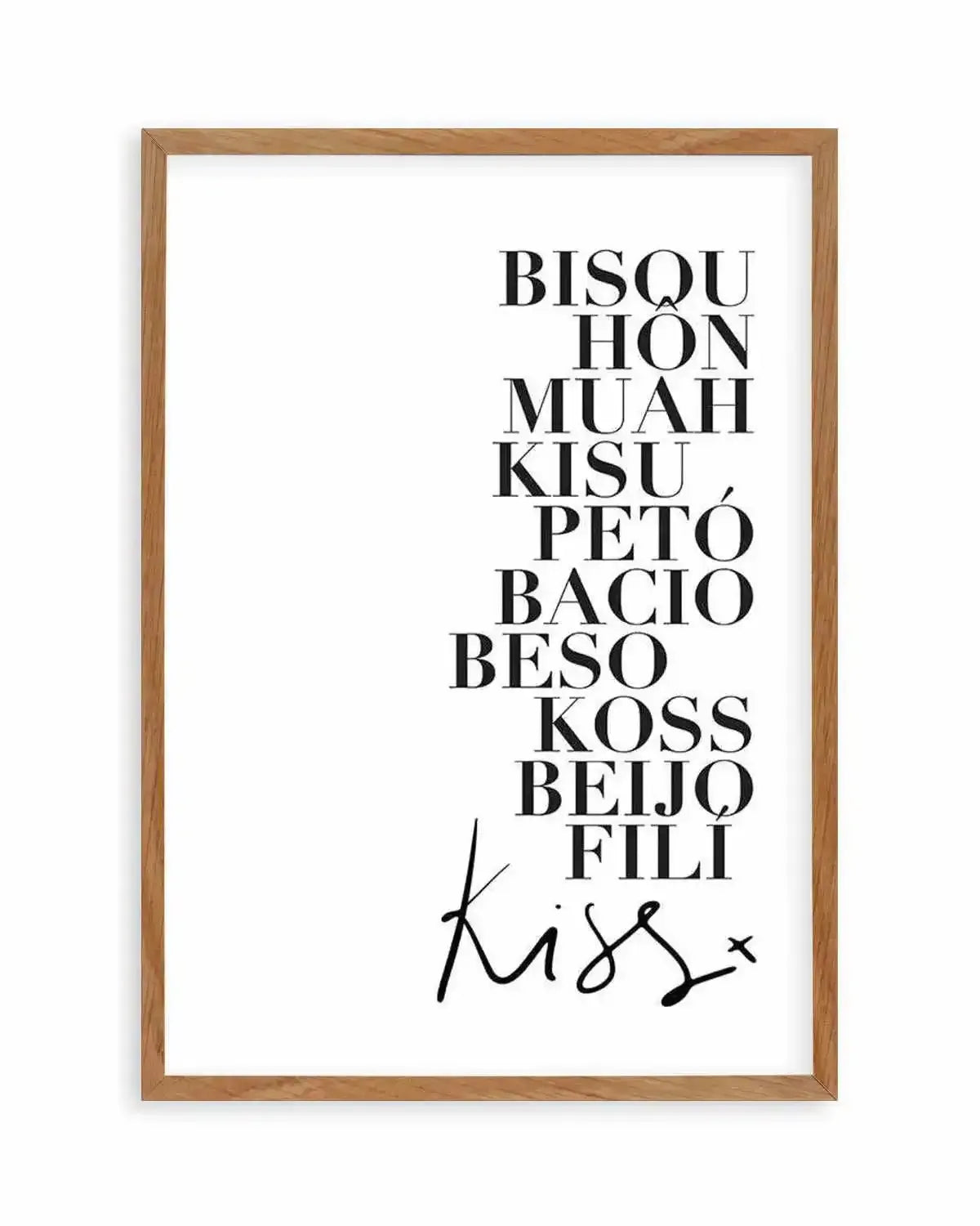 Kisses Art Print from Olive et Oriel where you can shop wallpaper and artworks online