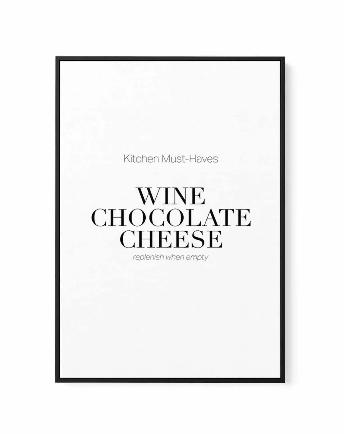 Kitchen Must Haves | Framed Canvas-CANVAS-You can shop wall art online with Olive et Oriel for everything from abstract art to fun kids wall art. Our beautiful modern art prints and canvas art are available from large canvas prints to wall art paintings and our proudly Australian artwork collection offers only the highest quality framed large wall art and canvas art Australia - You can buy fashion photography prints or Hampton print posters and paintings on canvas from Olive et Oriel and have th