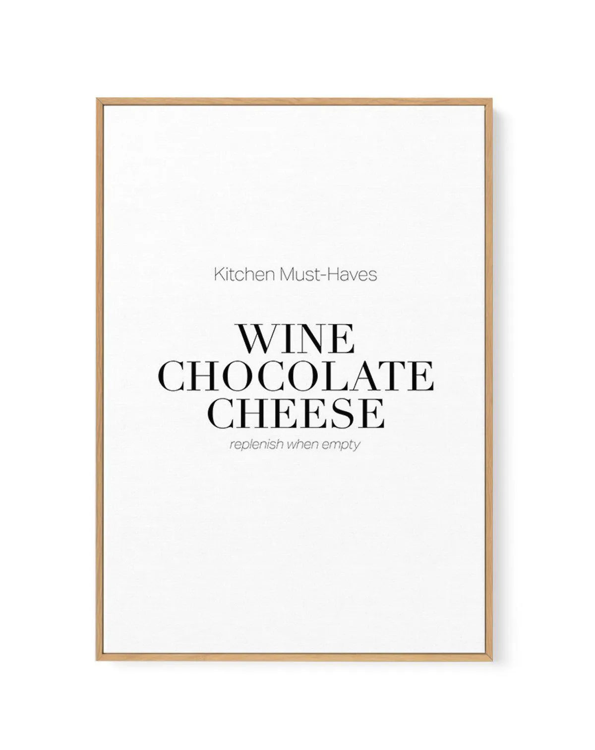 Kitchen Must Haves | Framed Canvas-CANVAS-You can shop wall art online with Olive et Oriel for everything from abstract art to fun kids wall art. Our beautiful modern art prints and canvas art are available from large canvas prints to wall art paintings and our proudly Australian artwork collection offers only the highest quality framed large wall art and canvas art Australia - You can buy fashion photography prints or Hampton print posters and paintings on canvas from Olive et Oriel and have th