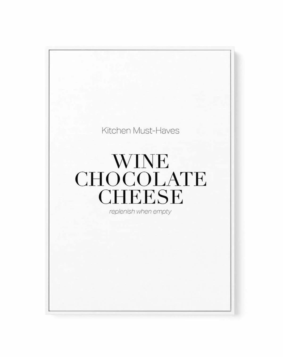 Kitchen Must Haves | Framed Canvas-CANVAS-You can shop wall art online with Olive et Oriel for everything from abstract art to fun kids wall art. Our beautiful modern art prints and canvas art are available from large canvas prints to wall art paintings and our proudly Australian artwork collection offers only the highest quality framed large wall art and canvas art Australia - You can buy fashion photography prints or Hampton print posters and paintings on canvas from Olive et Oriel and have th