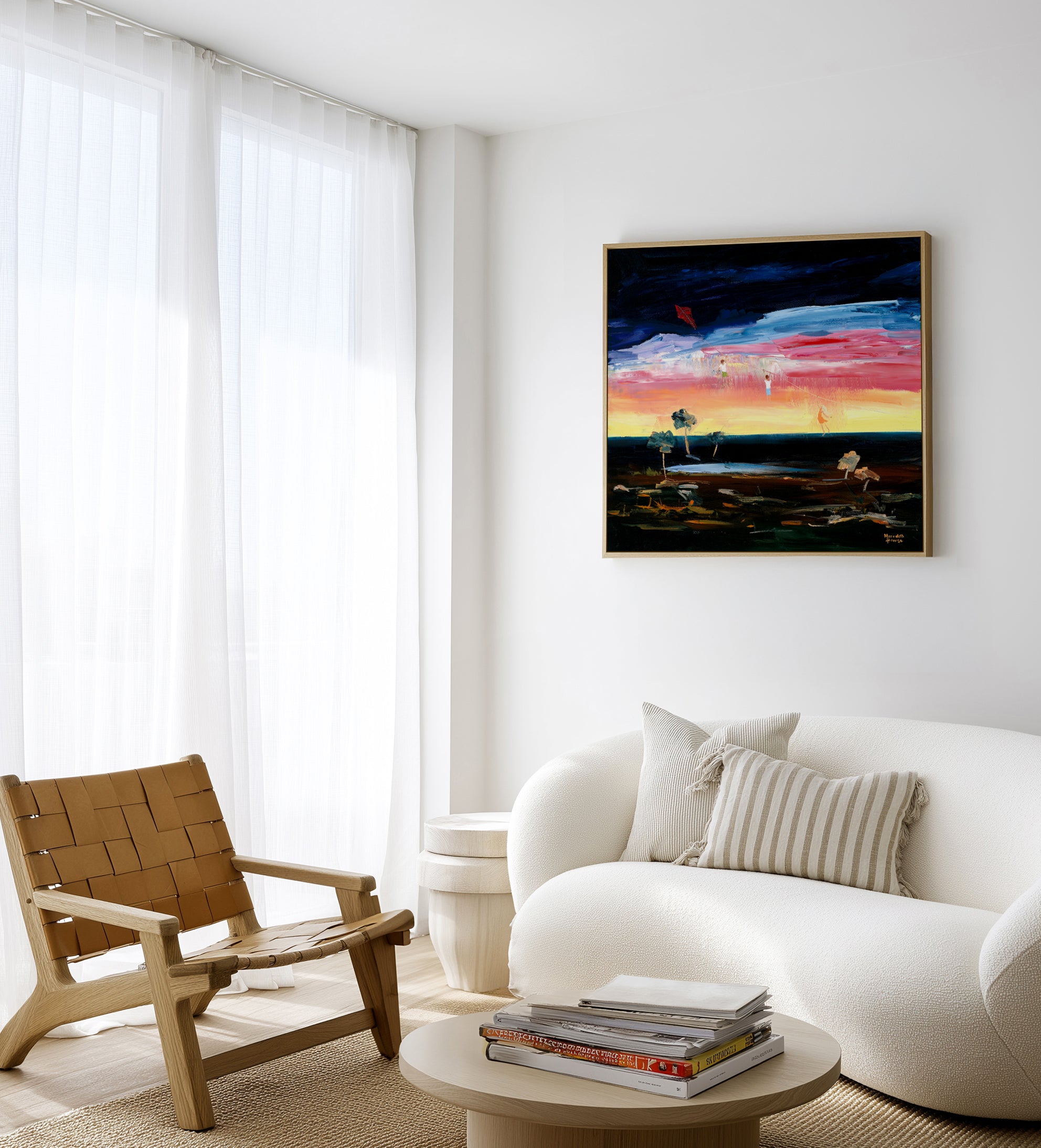 Kite Adventures by Meredith Howse | Framed Canvas Art Print