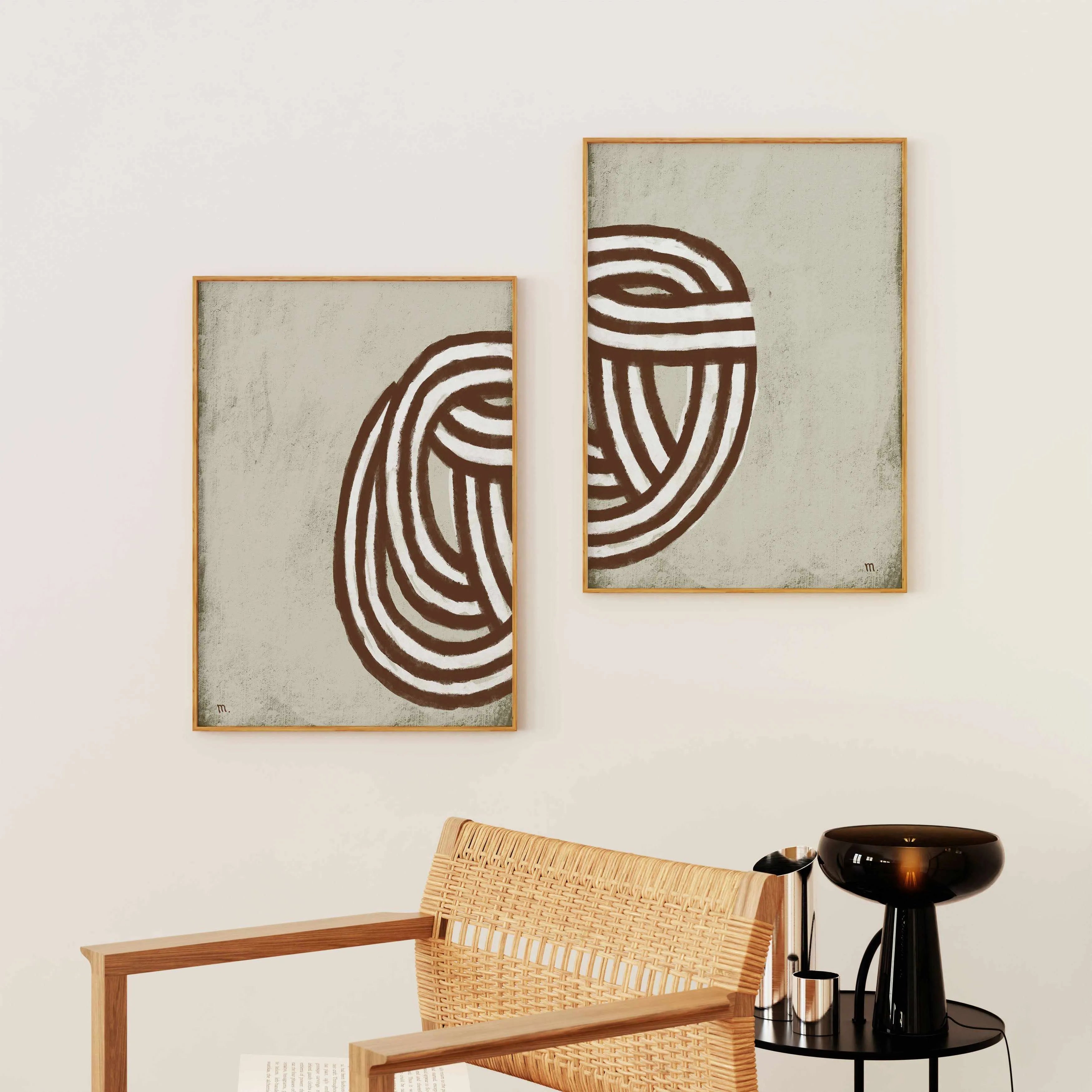 Knotting I by Marco Marella | Art Print from Olive et Oriel where you can shop wallpaper and artworks online